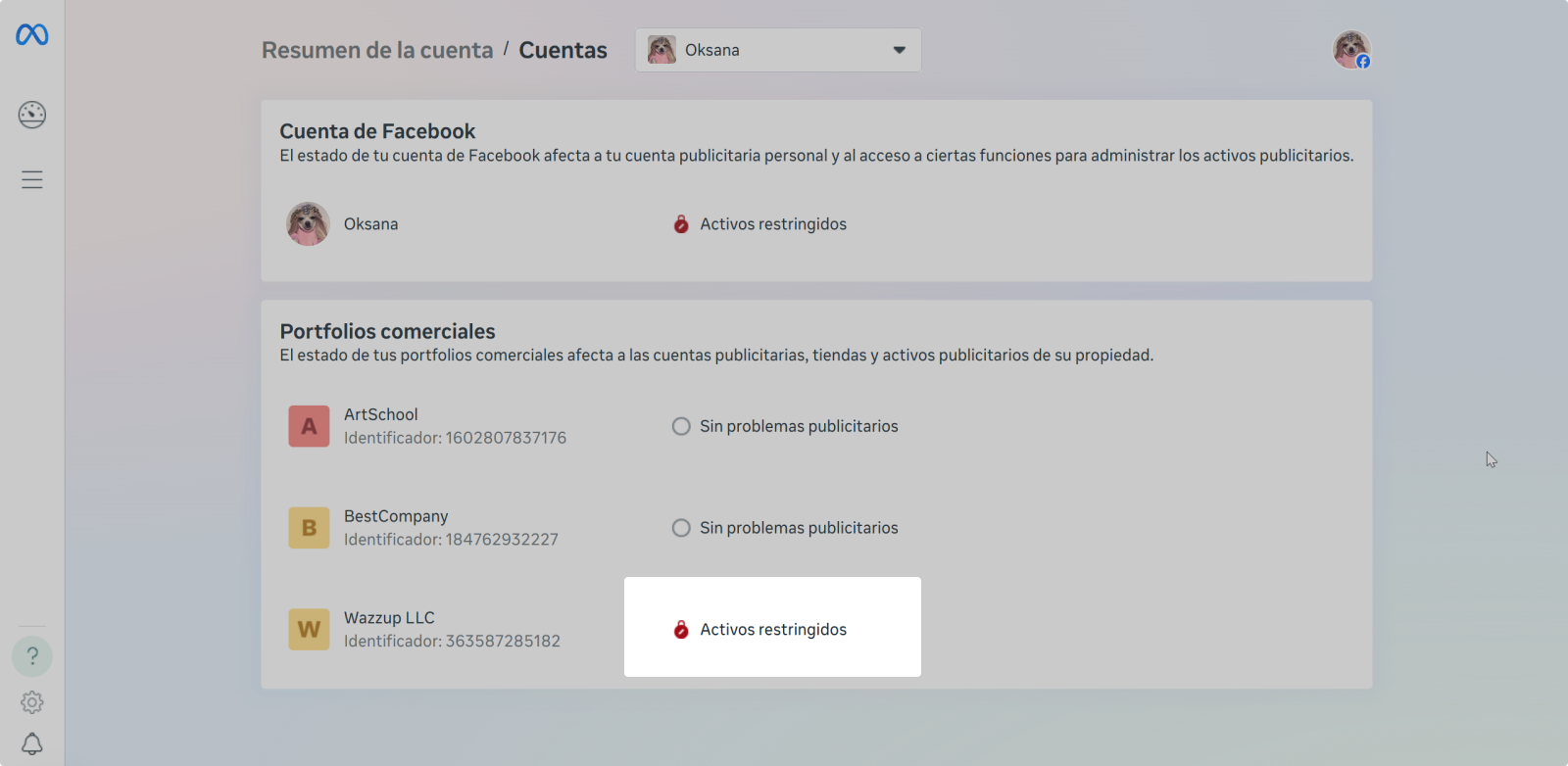 Activos Restringidos