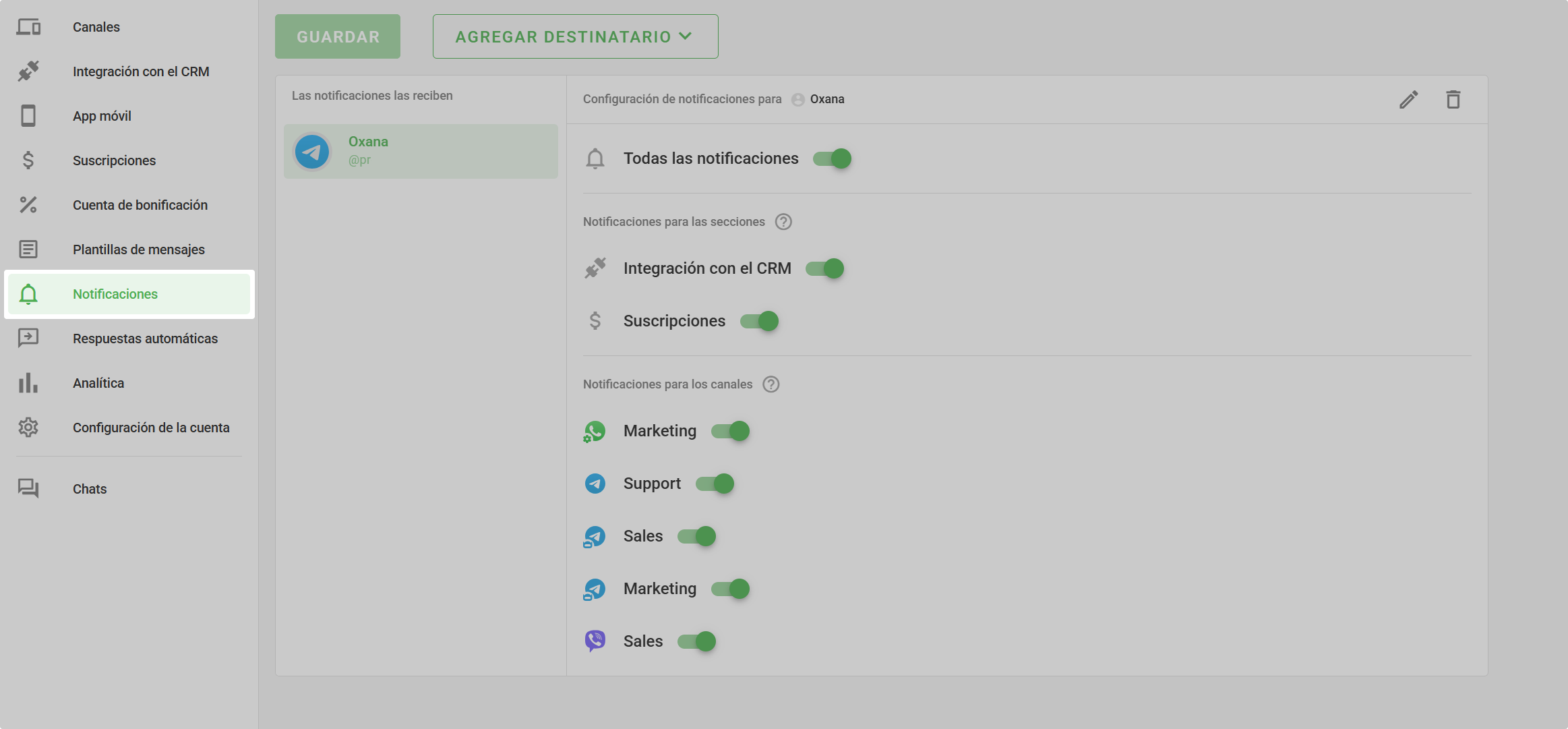 Notificaciones