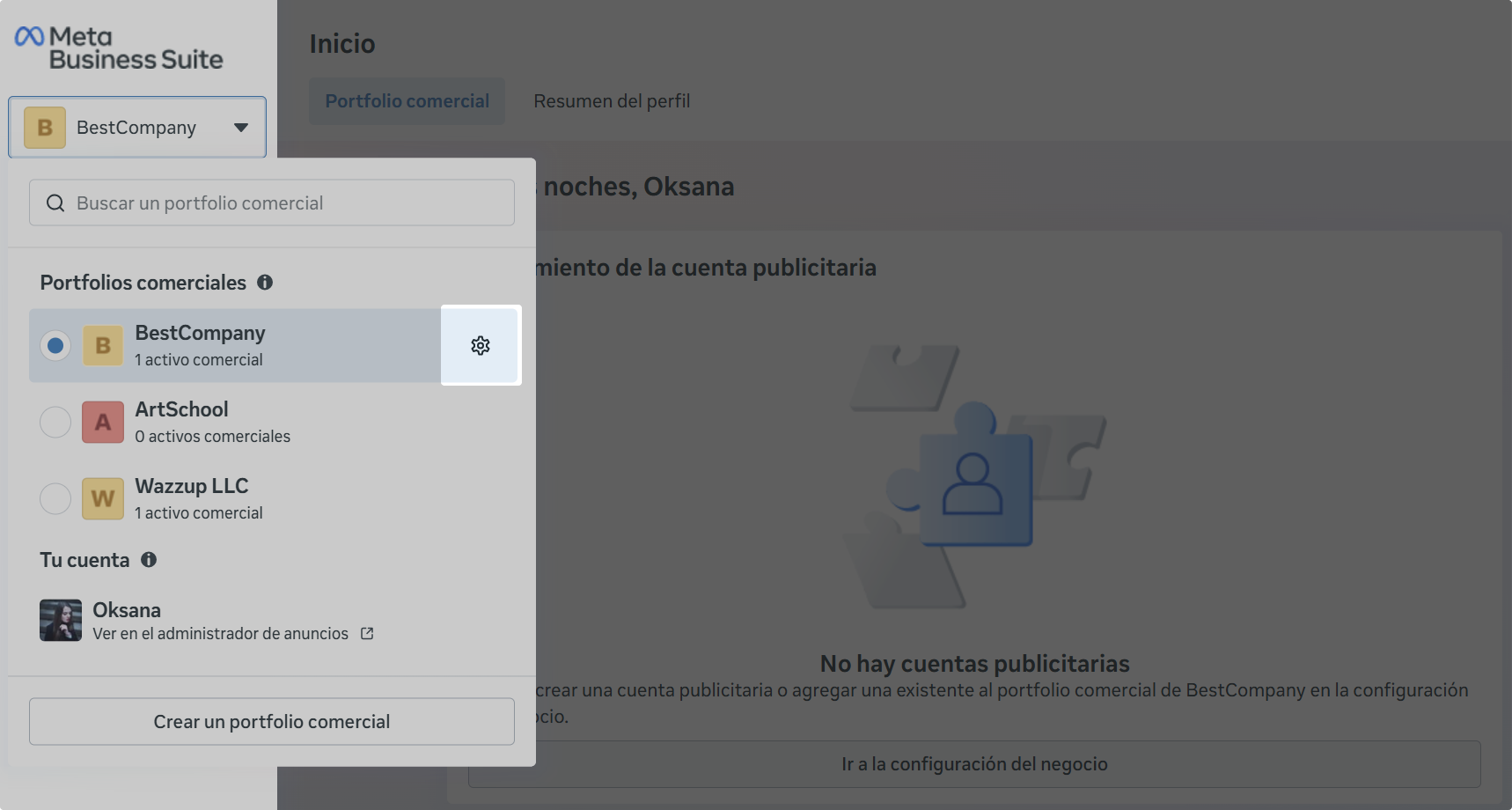 Bot&oacute;n De Configuraci&oacute;n